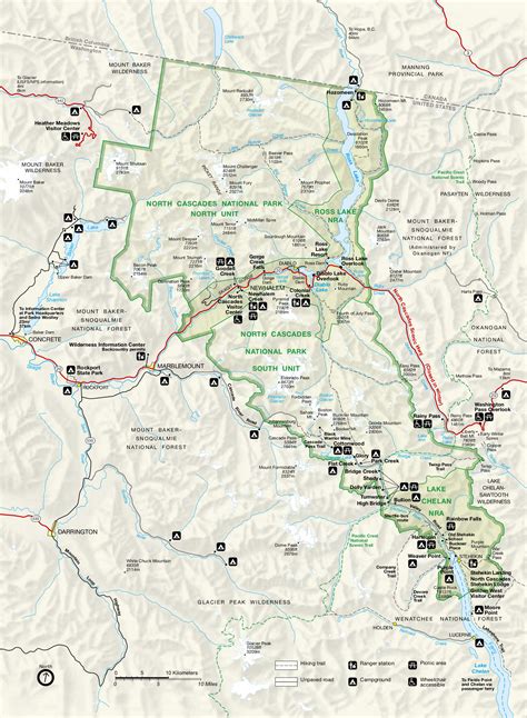 Benefits of using MAP North Cascades National Park Map